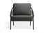 Kara Lounge Chair - Outdoor - Single - Charcoal