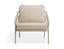 Kara Lounge Chair - Outdoor - Single - Latte