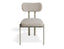 Nova Dining Chair - Dove Legs - Shell Fabric