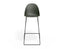 Pebble Olive Green Stool Shell Seat