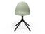 Pebble Chair Mint Green with Shell Seat - Swivel Base - Black
