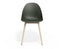 Pebble Chair Olive Green with Shell Seat