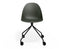 Pebble Chair Olive Green with Shell Seat