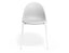 Pebble Chair White Upholstered Vintage Seat