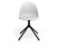 Pebble Chair White Upholstered Vintage Seat