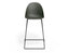 Pebble Olive Green Stool Shell Seat
