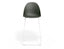 Pebble Olive Green Stool Shell Seat