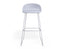 Pop Stool - Powder Blue Frame and Shell Seat 
