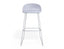 Pop Stool - Powder Blue Frame and Shell Seat  - 75cm Commercial Bar Height