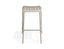 Roku Bar Stool Backless - Outdoor - Latte