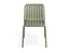 Roku Dining Chair - Outdoor - Eucalyptus Green - Chair with Green Cushion