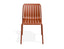 Roku Outdoor Dining Chair in Matt Papaya