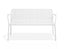 Roku Garden Bench 125cm - Outdoor - White