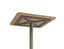 Roku High Bar Teak Table - Outdoor - Eucalyptus Green