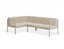 Seville Config A Corner Sofa - Latte - Outdoor
