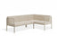Seville Config B Corner Sofa - Latte - Outdoor