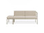 Seville Config F - 2 Seater Sofa - Latte - Outdoor