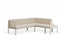 Seville Config G Corner Sofa - Latte - Outdoor