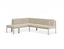 Seville Config H Corner Sofa - Latte - Outdoor