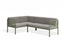Seville Config A Corner Sofa - Eucalyptus Green - Outdoor