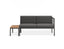 Seville Config F - 2 Seater Sofa - Charcoal - Outdoor