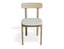 Zara Chair - Natural - Custom Upholstered