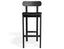 Zara Stool - Black  - 66cm Seat Height (Kitchen Bench height)	