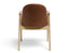Lina Armchair - Natural - Retro Brandy PU