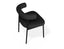 Marlowe Dining Chair - Black Legs - Anthracite Fabric