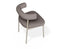 Marlowe Dining Chair - Grey Legs - Oyster Grey Fabric