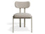 Nova Dining Chair - Dove Legs - Shell Fabric