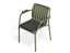 Roku Armchair - Outdoor - Eucalyptus Green - Chair with Granite Grey Cushion