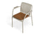 Roku Armchair - Outdoor - Latte - Chair with Terracotta Cushion