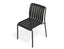 Roku Dining Chair - Outdoor - Charcoal - Chair with Terracotta Cushion