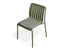 Roku Dining Chair - Outdoor - Eucalyptus Green - Chair with Sandy Grey Cushion