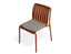 Roku Outdoor Dining Chair in Matt Papaya