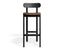 Zara Stool - Black - Custom Upholstered