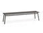 Roku Bench 190cm - Outdoor - Charcoal - Bench with Granite Grey Cushion