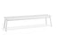 Roku Bench 190cm - Outdoor - White - Bench with Husk Cushion