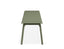 Roku Bench 120cm - Outdoor - Eucalyptus Green - Bench with Granite Grey Cushion