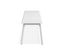 Roku Bench 120cm - Outdoor - White - Bench with Husk Cushion