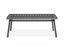 Roku Bench 120cm - Outdoor - Charcoal - Bench with Sandy Grey Cushion