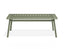 Roku Bench 120cm - Outdoor - Eucalyptus Green - Bench with Green Cushion