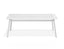 Roku Bench 120cm - Outdoor - White - Bench with Green Cushion