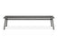 Roku Bench 190cm - Outdoor - Charcoal - Bench with Granite Grey Cushion