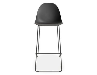 Pebble Black Stool Shell Seat - Counter Stool 75cm Seat