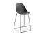 Pebble Black Stool Shell Seat - Counter Stool 75cm Seat