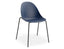 Pebble Chair Navy Blue with Shell Seat - Pyramid Fixed Base - Black