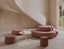 Place Coffee Table - Round - White Top - 80cm