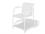 Roku Outdoor Armchair in Matt White - No Cushion